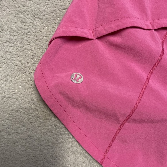 Lululemon Speed Up Shorts Size 4 Pink 4" Inseam Active Running Lined - Picture 3 of 11